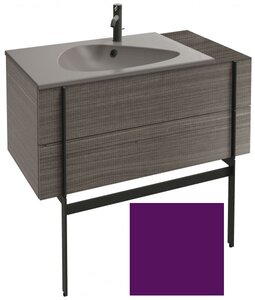 Изображение товара Тумба под раковину Jacob Delafon Nouvelle Vague 100 см, EB3031-F26, с выступом, цвет - сливовый глянцевый