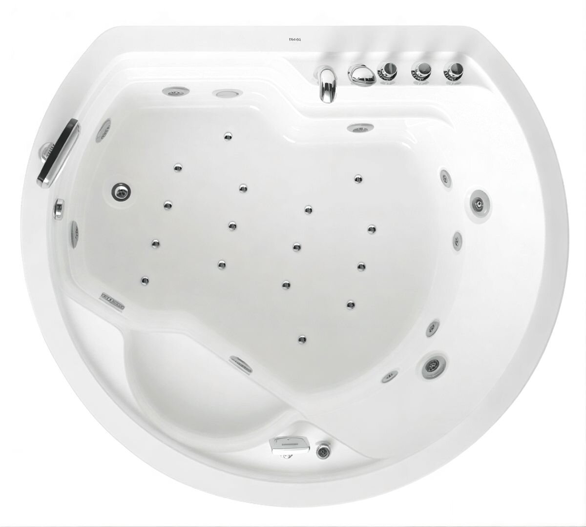 Изображение товара Ванна гидромассажная акриловая Gemy G9063 O, 183 х 162 х 83 см Изображение товара Ванна гидромассажная акриловая Gemy G9063 O, 183 х 162 х 83 см