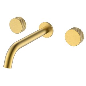 Изображение товара Смеситель для раковины Boheme Stick 152-2-MG.3, с внутренней частью, ручка Linea, золото матовое