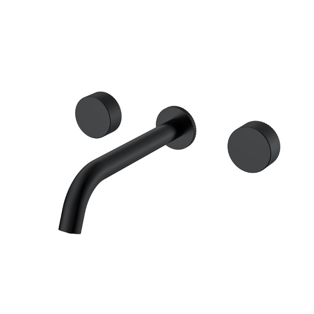 Изображение товара Современный смеситель для раковины Boheme с внутренним управлением и матовым черным покрытием