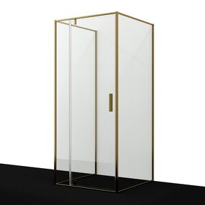 Изображение товара Душевой уголок WasserKRAFT Aisch 55P43, 90 х 90 см, стекло прозрачное, профиль золото матовое