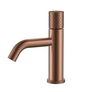 Изображение товара Смеситель Boheme Stick 121-CB для раковины, ручка Diamond, медь брашированная Изображение товара Смеситель Boheme Stick 121-CB для раковины, ручка Diamond, медь брашированная