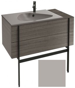 Изображение товара Тумба под раковину Jacob Delafon Nouvelle Vague 100 EB3031-S21, с выступом, цвет - серый титан сатин