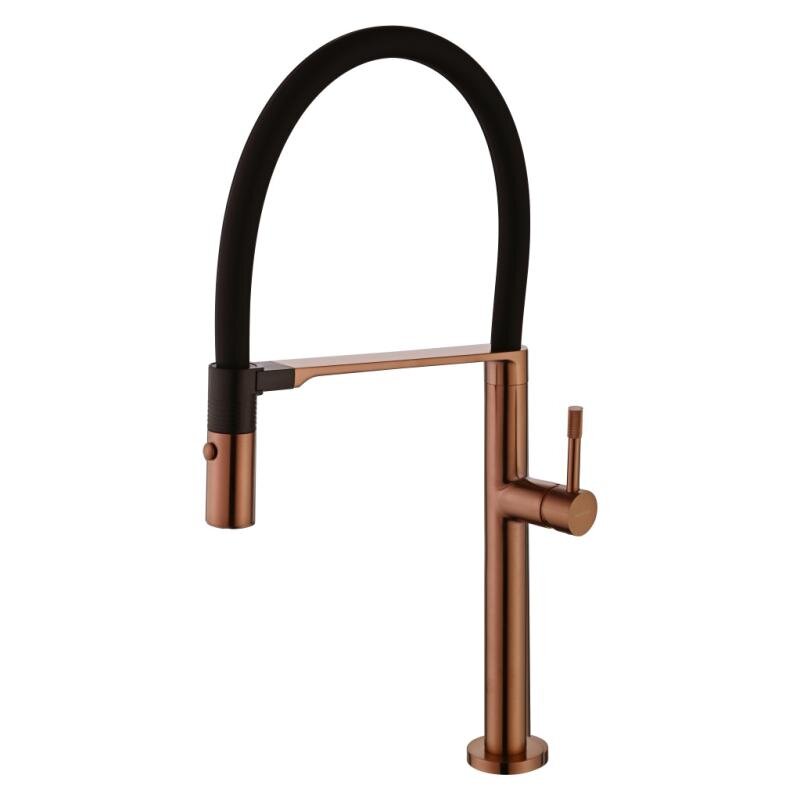 Изображение товара Смеситель Boheme Uno 114-CB для кухни, медь брашированная, однорычажный, 22.5 см Изображение товара Смеситель Boheme Uno 114-CB для кухни, медь брашированная, однорычажный, 22.5 см