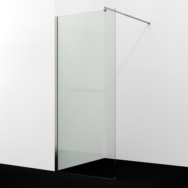 Изображение товара Душевая стенка WasserKRAFT Rur 30W39BN, 90 см, свободный вход, стекло прозрачное, профиль никель