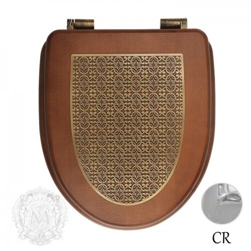 Изображение товара Крышка-сиденье Migliore Milady ML.MLD-26.715.NC.CR орех хром