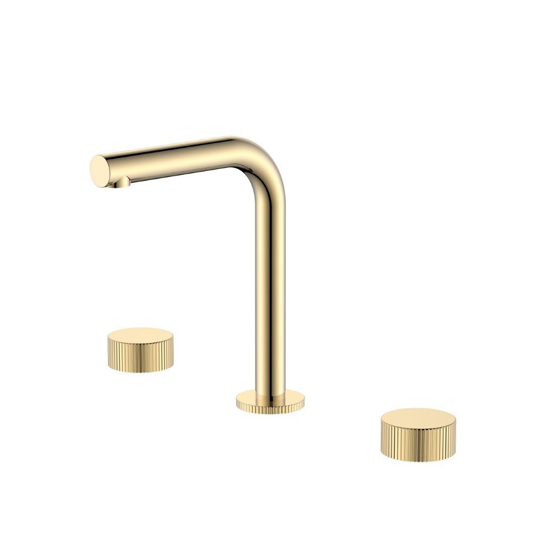 Изображение товара Смеситель для раковины Boheme Linea 152-G.3 с золотым покрытием и высоким изливом Изображение товара Смеситель для раковины Boheme Linea 152-G.3 с золотым покрытием и высоким изливом