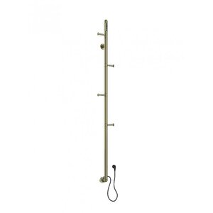 Изображение товара Полотенцесушитель электрический Wonzon & Woghand Kassel WW-AL616-BG, ширина 18 см, высота 166 см, диммер, PVD золото брашированное Изображение товара Полотенцесушитель электрический Wonzon & Woghand Kassel WW-AL616-BG, ширина 18 см, высота 166 см, диммер, PVD золото брашированное