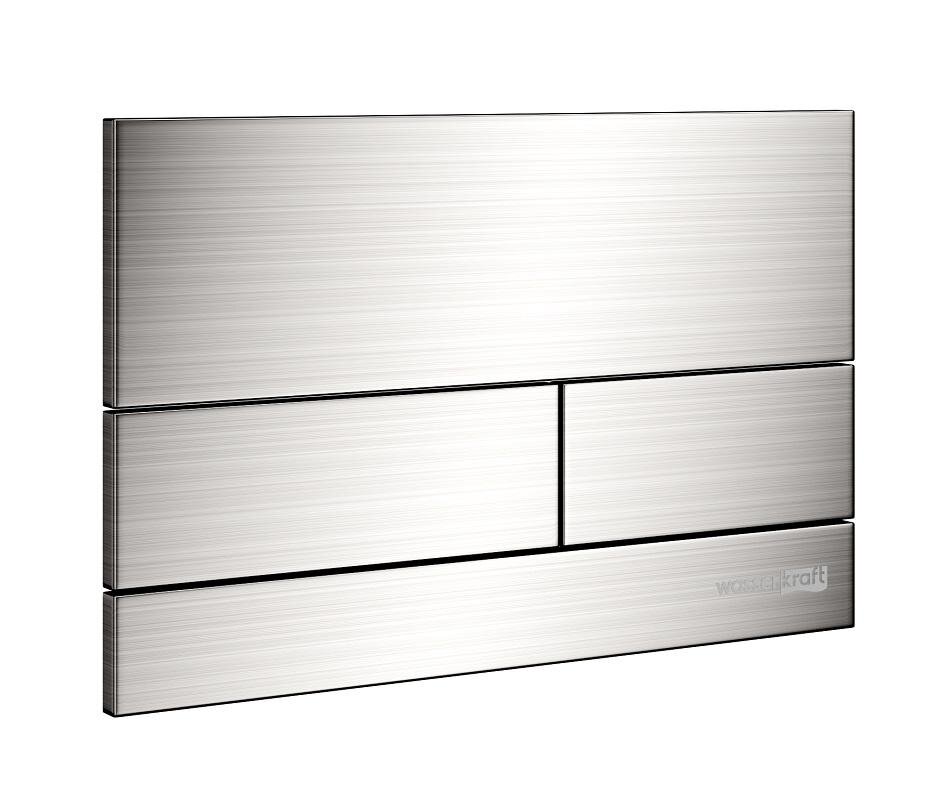 Изображение товара Клавиша смыва WasserKraft BN04, механическая, брашированный никель