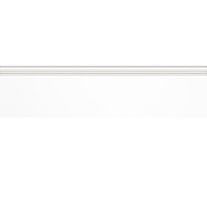 Изображение товара Ступень, керамогранит Grasaro Domino G-100/MR/st01/300x1200x10, 30 х 120 см, матовая, белая