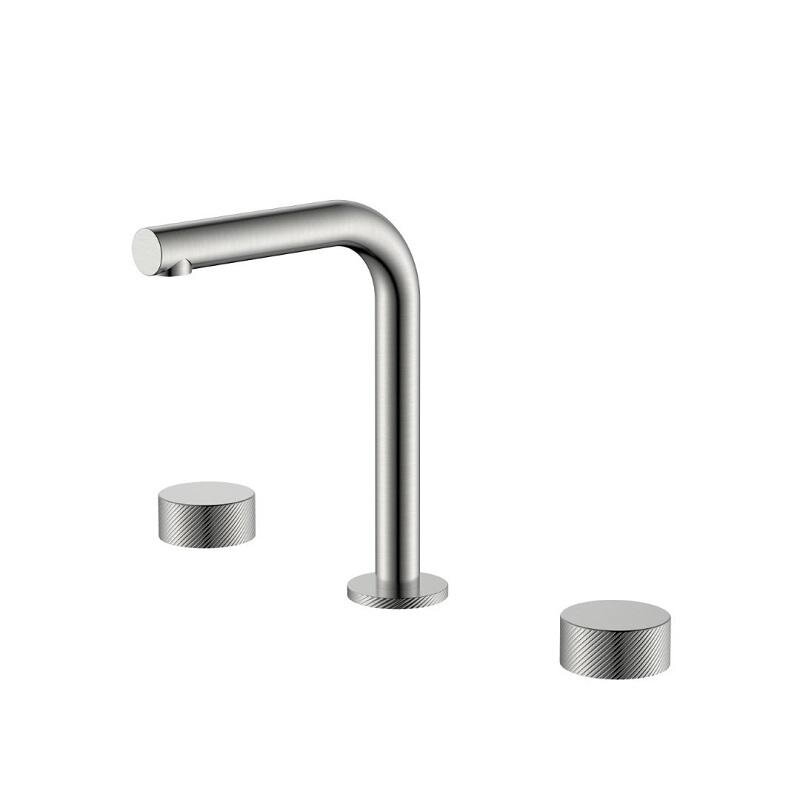 Изображение товара Смеситель для раковины Boheme Nickel Spirale Italy 152-NB.4 двухвентильный Изображение товара Смеситель для раковины Boheme Nickel Spirale Italy 152-NB.4 двухвентильный