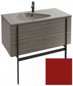 Изображение товара Тумба под раковину Jacob Delafon Nouvelle Vague 100 см, EB3032-G99, цвет - темно-красный глянцевый