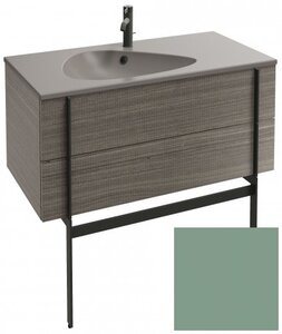 Изображение товара Тумба под раковину Jacob Delafon Nouvelle Vague 100 см, EB3032-G95, цвет - оливковый глянцевый