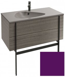 Изображение товара Тумба под раковину Jacob Delafon Nouvelle Vague 100 см, EB3032-F26, цвет - сливовый глянцевый