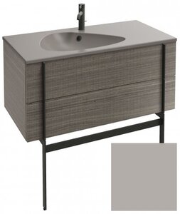 Изображение товара Тумба под раковину Jacob Delafon Nouvelle Vague 100 см серый титан глянцевый