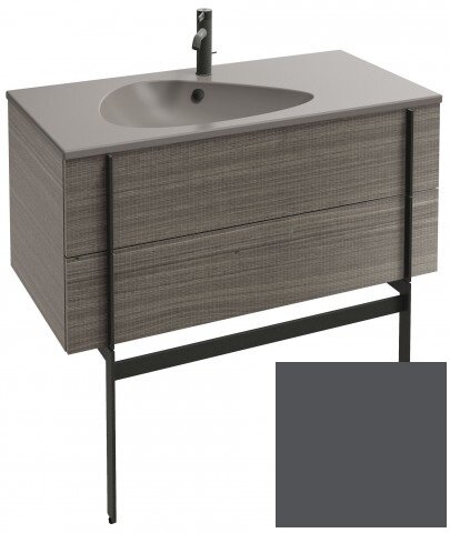 Изображение товара Тумба под раковину Jacob Delafon Nouvelle Vague 100 см, серый антрацит