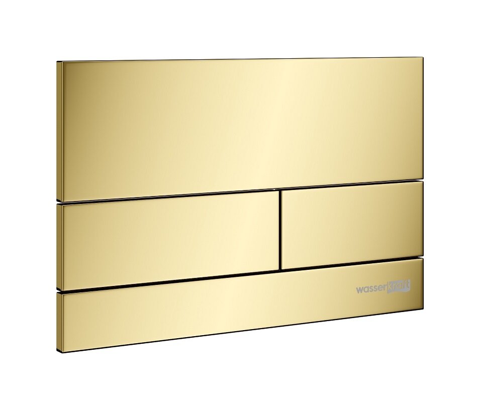 Изображение товара Клавиша смыва WasserKraft PG04, механическая, PVD золото Изображение товара Клавиша смыва WasserKraft PG04, механическая, PVD золото