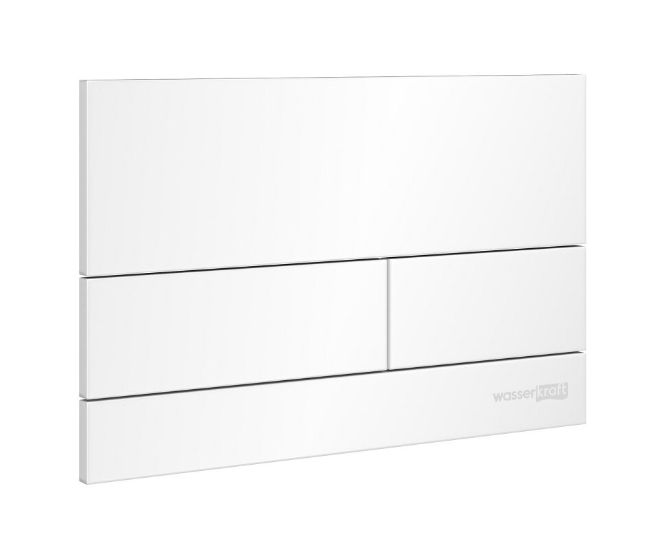 Изображение товара Клавиша смыва WasserKraft WM04, механическая, белый матовый Изображение товара Клавиша смыва WasserKraft WM04, механическая, белый матовый