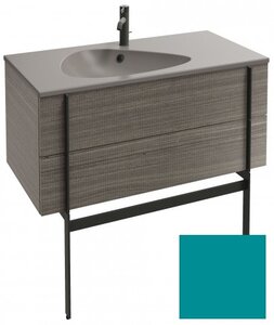 Изображение товара Тумба под раковину Jacob Delafon Nouvelle Vague 100 см, EB3032-S30, цвет - бирюзовый сатин