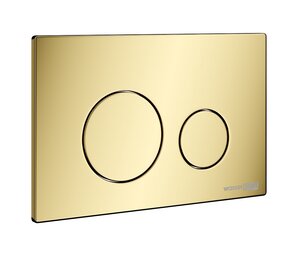 Изображение товара Клавиша смыва WasserKraft PG02, механическая, PVD золото