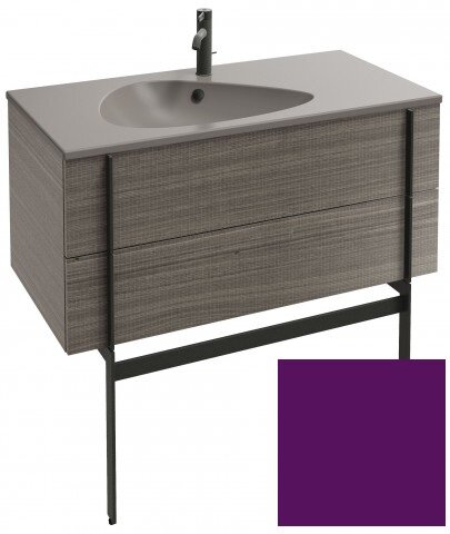 Изображение товара Тумба под раковину Jacob Delafon Nouvelle Vague 100 см сливовый сатин подвесная