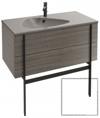 Изображение товара Тумба под раковину Jacob Delafon Nouvelle Vague 100 см белый сатин