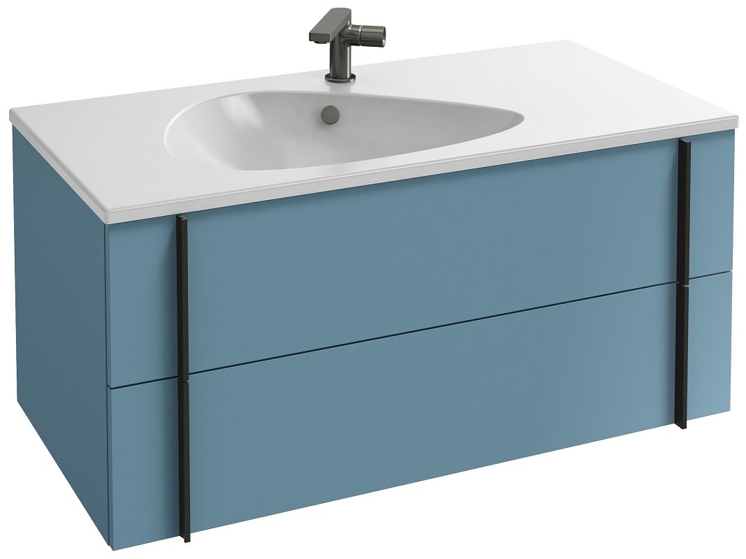 Изображение товара Тумба под раковину Jacob Delafon Nouvelle Vague 100 см аквамарин матовый