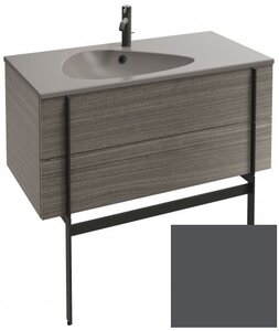 Изображение товара Тумба под раковину Jacob Delafon Nouvelle Vague 100 см, EB3032-M53, цвет - серый антрацит матовый