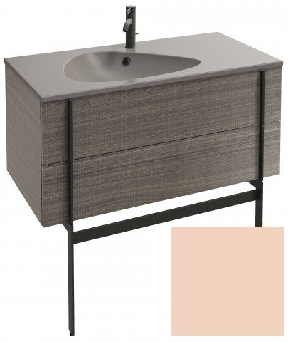 Изображение товара Тумба под раковину Jacob Delafon Nouvelle Vague 100 см, подвесная, телесный матовый