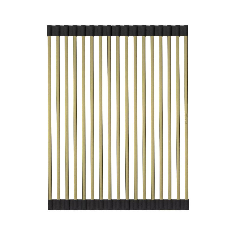 Изображение товара Ролл-мат Paulmark Pro R405-LG, для кухонной мойки, цвет светлое золото Изображение товара Ролл-мат Paulmark Pro R405-LG, для кухонной мойки, цвет светлое золото