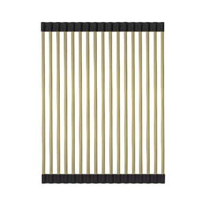 Изображение товара Ролл-мат Paulmark Pro R405-LG, для кухонной мойки, цвет светлое золото Изображение товара Ролл-мат Paulmark Pro R405-LG, для кухонной мойки, цвет светлое золото