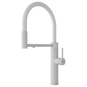 Изображение товара Смеситель для кухонной мойки Paulmark Ganymede Ga213199-WH, с подключением к фильтру питьевой воды, цвет белый матовый
