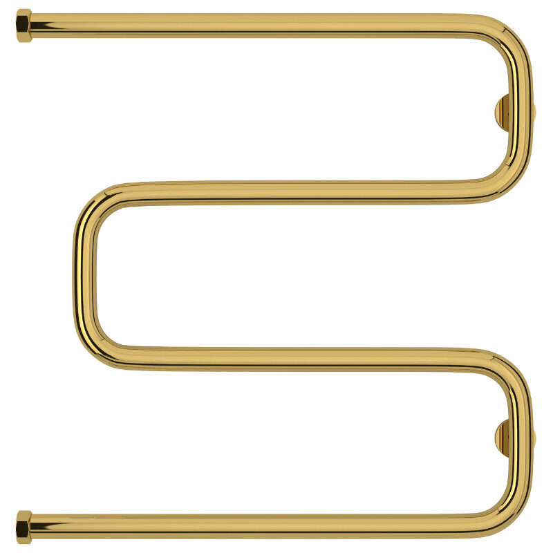 Изображение товара Водяной полотенцесушитель Сунержа М-образный 60x60 см, золото, нержавеющая сталь