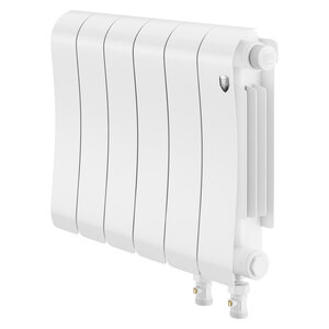 Изображение товара Радиатор биметаллический Royal Thermo Infinity 300, RTIBTVR8030006, 6 секций, нижнее подключение, цвет белый