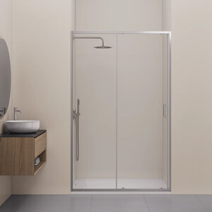 Изображение товара Душевая дверь RGW Classic CL-14S NEW 38091411-111, 110 см, стекло прозрачное, профиль сатин