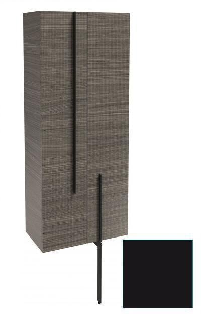 Изображение товара Пенал Jacob Delafon Nouvelle Vague 60 см черный сатин с розеткой и зеркалом