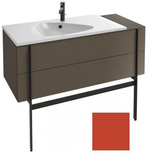 Изображение товара Тумба под раковину Jacob Delafon Nouvelle Vague 120 см, EB3033-S45, цвет - маковый сатин Изображение товара Тумба под раковину Jacob Delafon Nouvelle Vague 120 см, EB3033-S45, цвет - маковый сатин