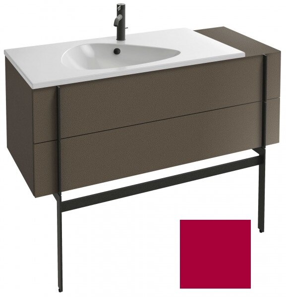 Изображение товара Тумба под раковину Jacob Delafon Nouvelle Vague 120 см малиновый сатин