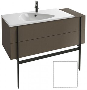 Изображение товара Тумба под раковину Jacob Delafon Nouvelle Vague 120 EB3033-F30, 2 ящика, с выступом, цвет - белый сатин