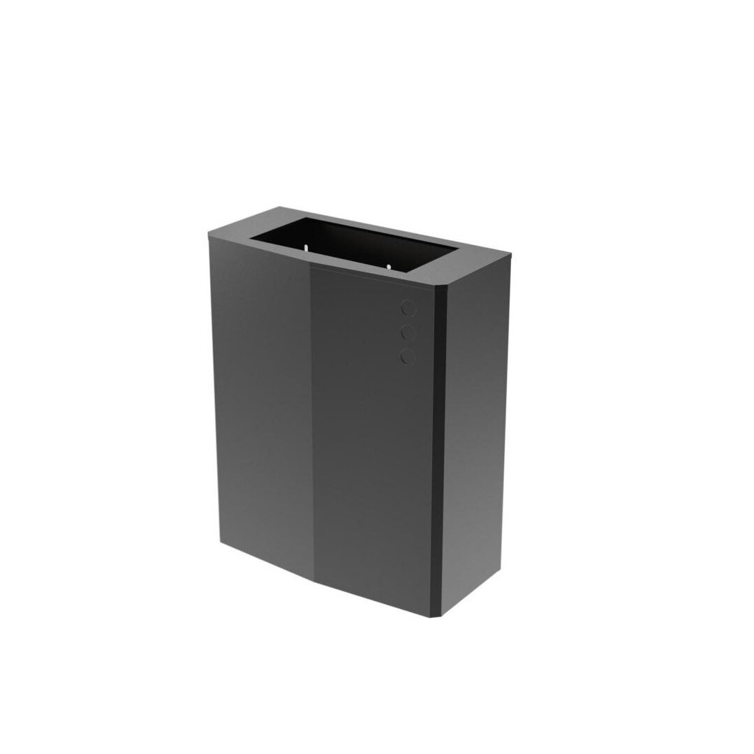 Изображение товара Контейнер для мусора Nofer Evo 14078.EVO.TT, 23 л, цвет графит Изображение товара Контейнер для мусора Nofer Evo 14078.EVO.TT, 23 л, цвет графит