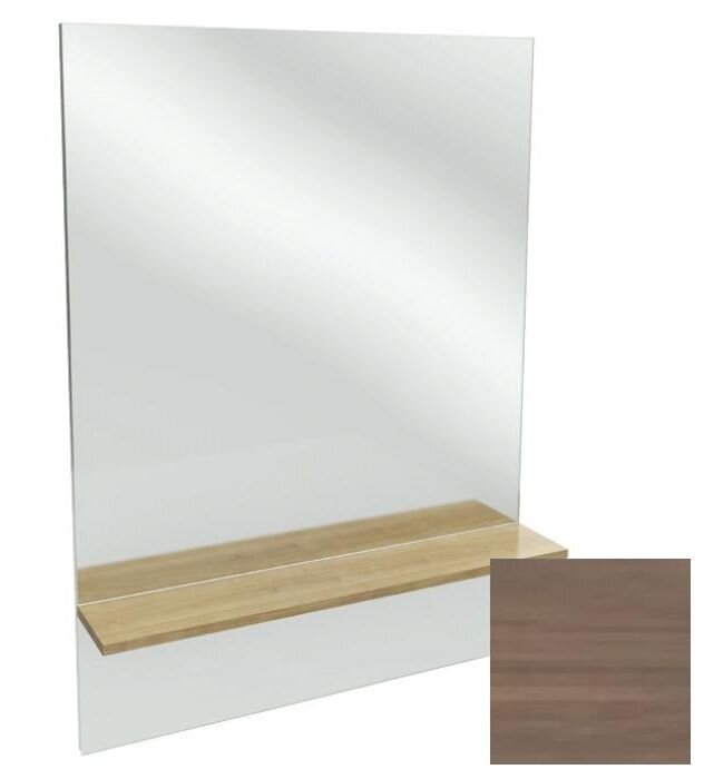 Изображение товара Зеркало Jacob Delafon Struktura 80 см, ореховое дерево, подвесное