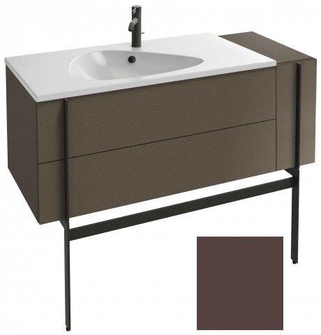 Изображение товара Тумба под раковину Jacob Delafon Nouvelle Vague 120 см, подвесная, коричневая глянцевая