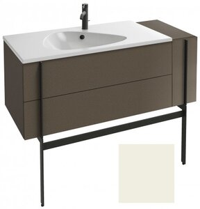 Изображение товара Тумба под раковину Jacob Delafon Nouvelle Vague 120 см, EB3034-G1D, 3 ящика, с выступом, цвет - жасмин глянцевый