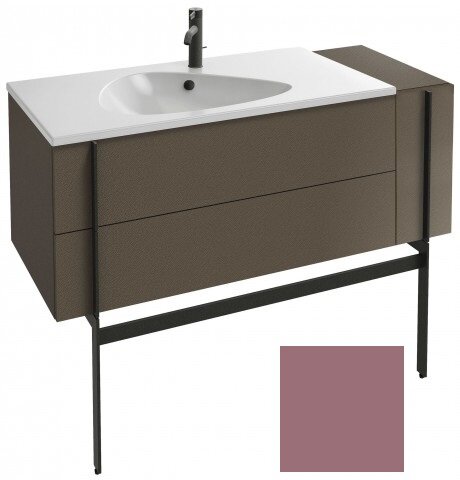 Изображение товара Тумба под раковину Jacob Delafon Nouvelle Vague 120 см, нежно-розовая, подвесная