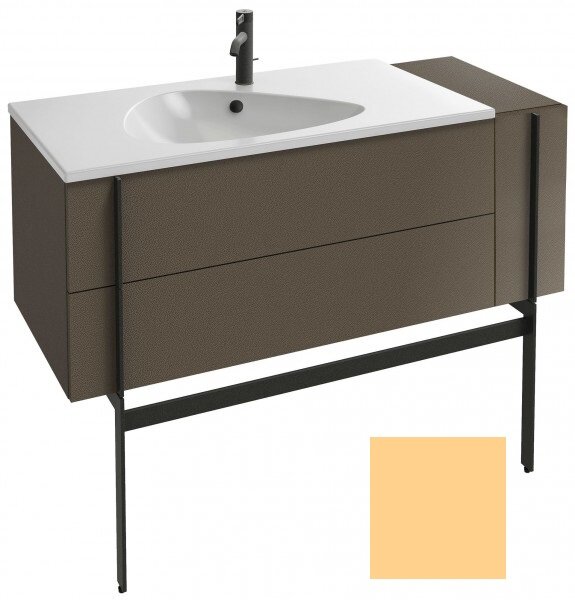 Изображение товара Тумба под раковину Jacob Delafon Nouvelle Vague 120 см подвесная желтая глянец