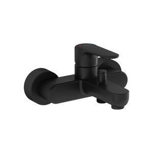 Изображение товара Смеситель Vitra Root Round A4272536EXP для ванны и душа, черный матовый (выставочный образец, отсутствует упаковка)