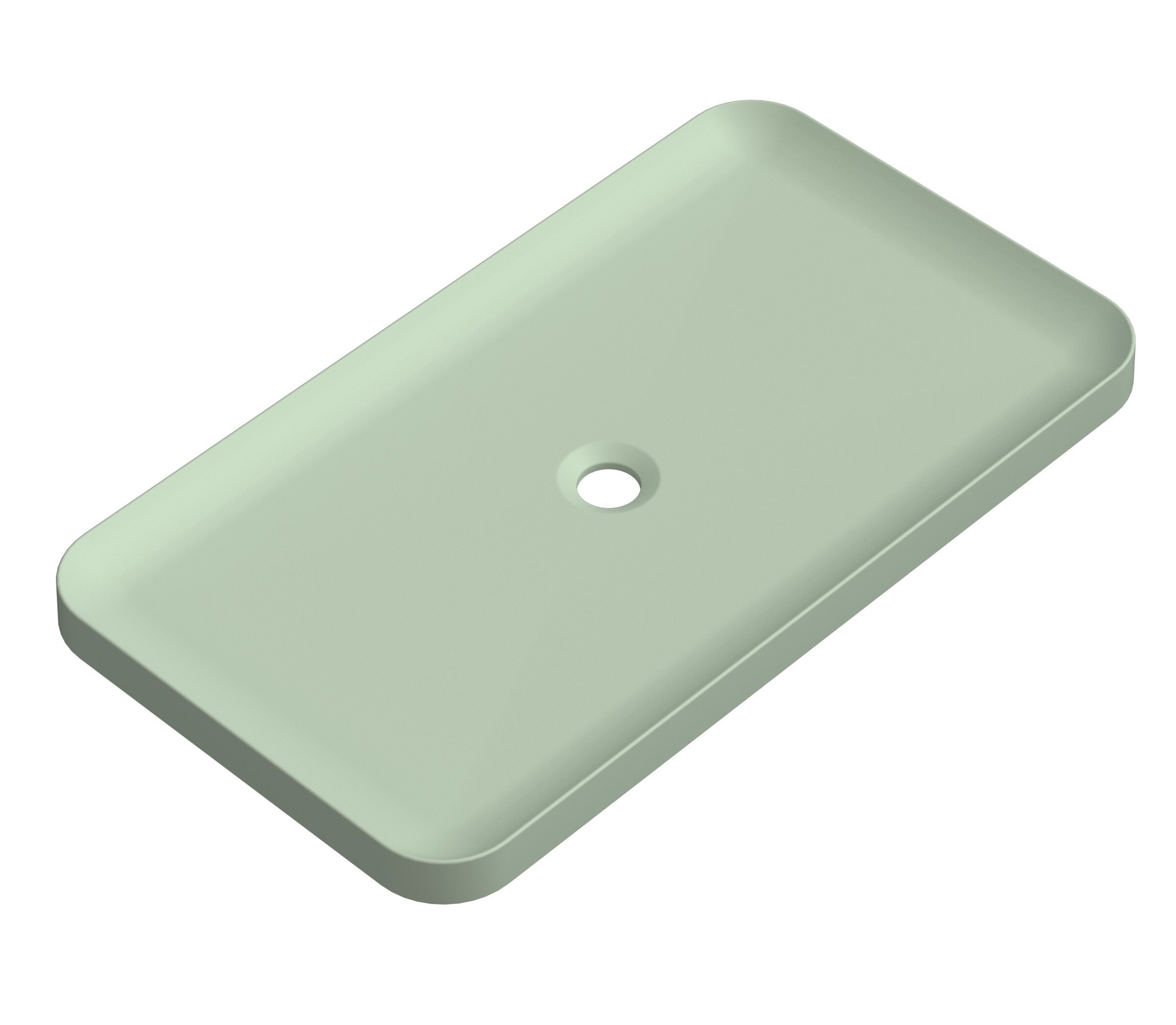 Изображение товара Раковина Radostone Loria RLOR50000, 75 см, накладная, искусственный камень, олива