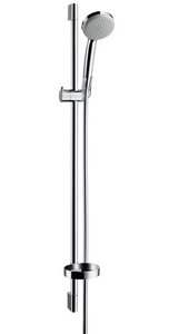 Изображение товара Душевой гарнитур Hansgrohe Croma 100 1jet/Unica'C, 27724000, хром (выставочный образец, отсутствует упаковка)