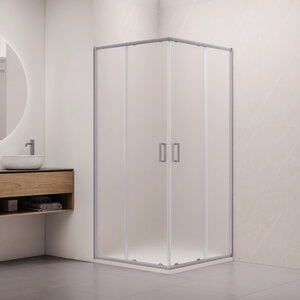 Изображение товара Душевой уголок RGW Classic CL-34-S NEW, 38093499-211, 90 х 90 см, стекло матовое сатинат, профиль сатин