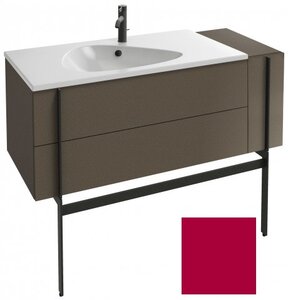 Изображение товара Тумба под раковину Jacob Delafon Nouvelle Vague 120 EB3034-M75, 3 ящика, с выступом, цвет - малиновый матовый